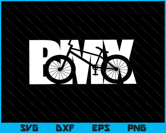BMX Bike Rider SVG PNG Cortar archivos imprimibles