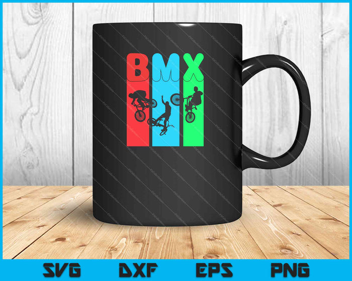 BMX Biker SVG PNG Cortar archivos imprimibles