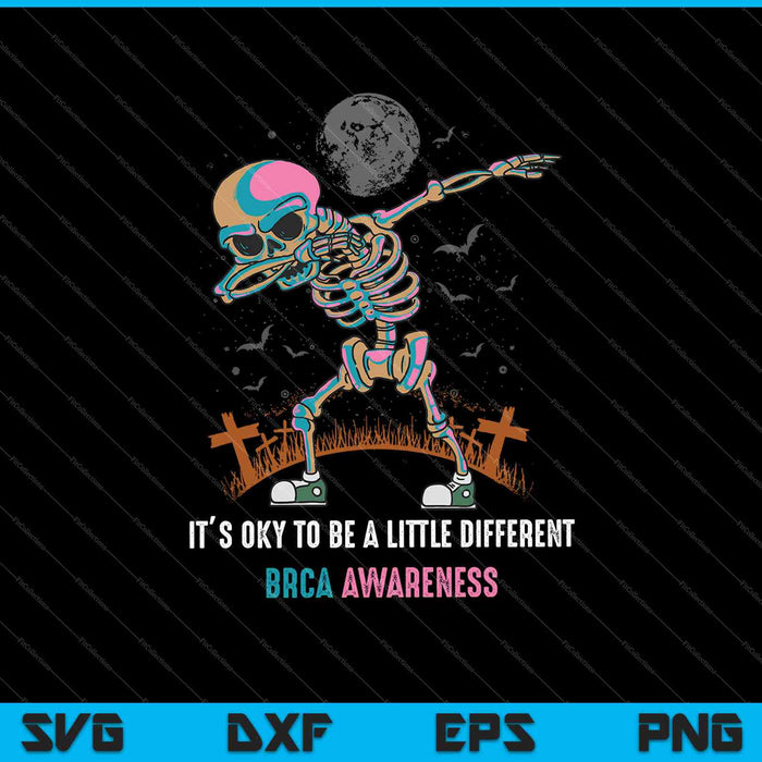BRCA Warrior Awareness fight breast cancer Halloween SVG PNG Cutting Printable Files