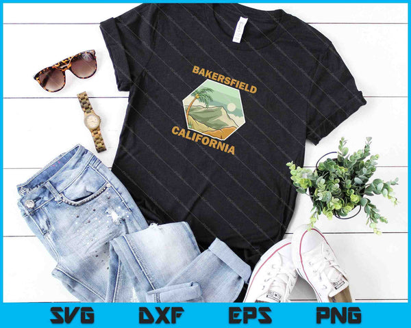 Bakersfield California SVG PNG Cortar archivos imprimibles - on a t-shirt