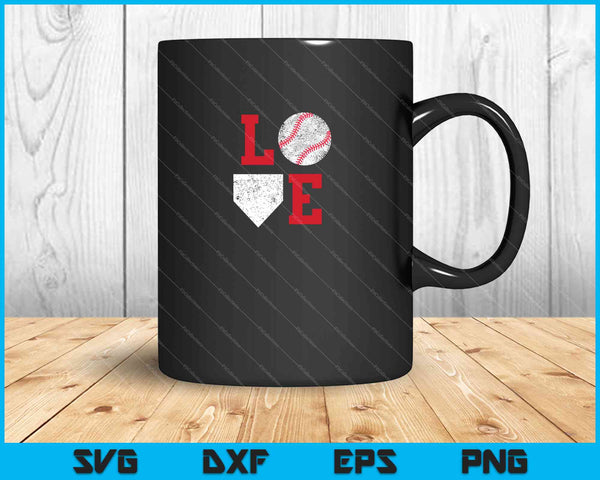 Baseball Love SVG PNG Cutting Printable Files
