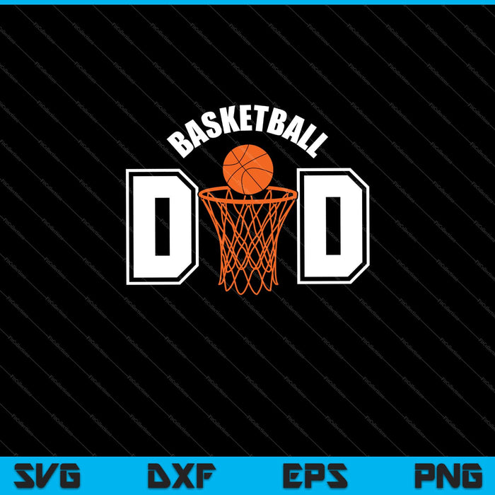 Funny Basketball DAD Squad SVG PNG Cutting Printable Files