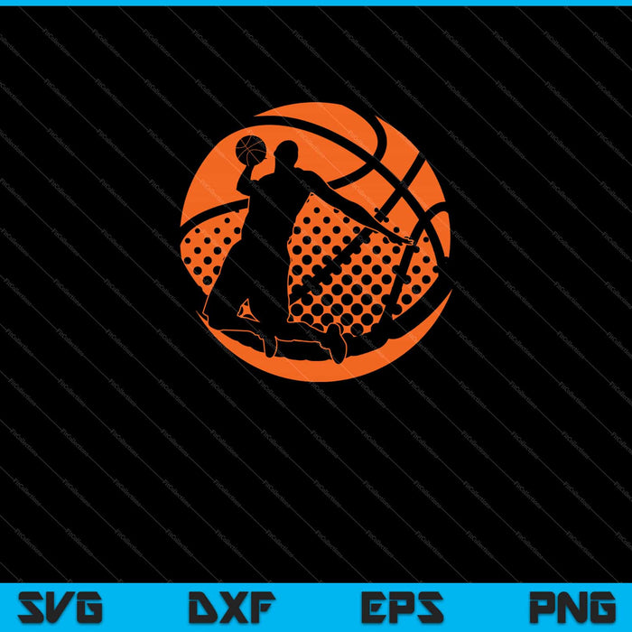 Basketbal DAD SVG PNG snijden afdrukbare bestanden