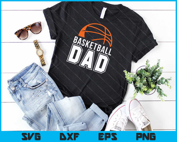 Baloncesto papá SVG PNG cortando archivos imprimibles - on a t-shirt
