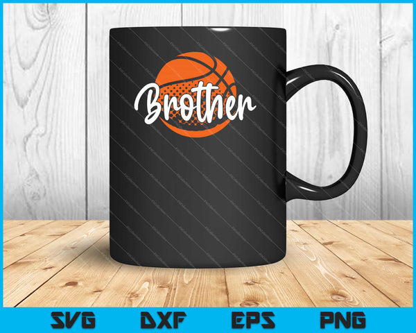 Basketball Brother SVG PNG Cutting Printable Files