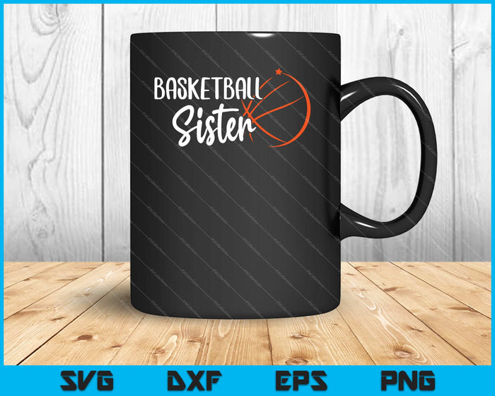 Basketball Sister Squad Svg cortando archivos imprimibles