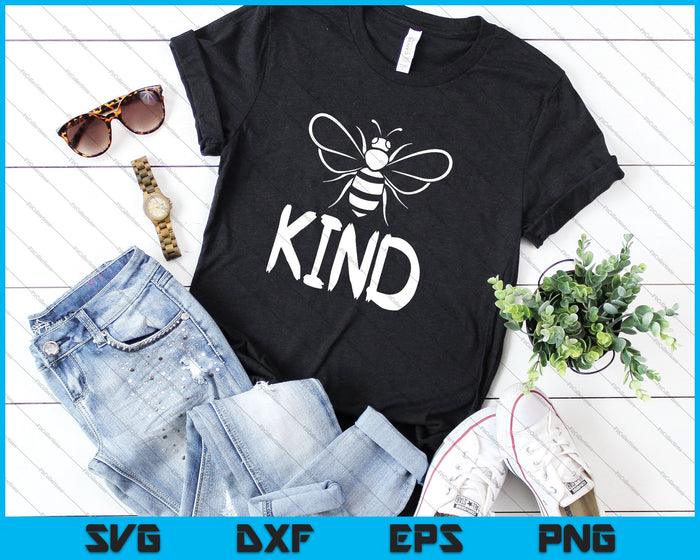 Bee Kind  | Be Kind Print SVG PNG Cutting Printable Files
