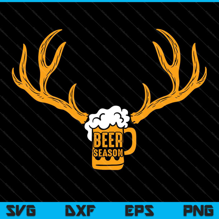 Sudadera con capucha de la temporada de cerveza - X-mas Animal Hunting Beer Drinkers SVG PNG Cortando archivos imprimibles
