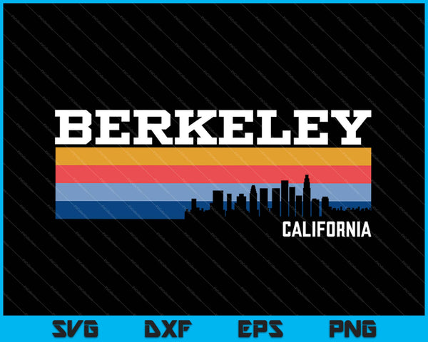 Berkeley California SVG PNG cortando archivos imprimibles