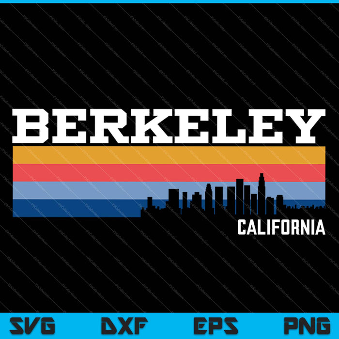 Berkeley California SVG PNG Cutting Printable Files