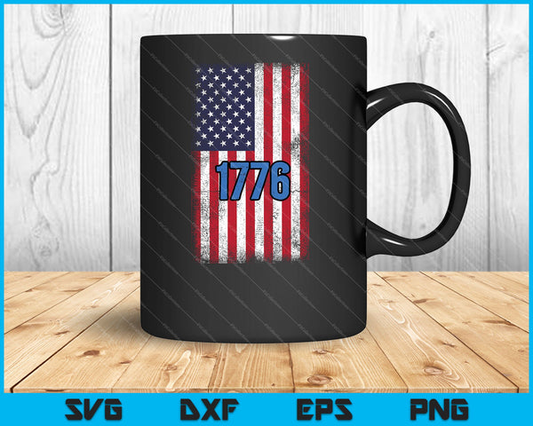 Betsy Ross Shirt 4 juli Amerikaanse vlag 1776 Retro SVG PNG snijden afdrukbare bestanden