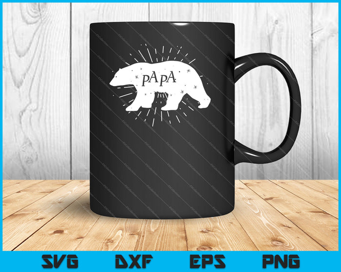 Big Papa Bear Hug SVG PNG Cutting Printable Files