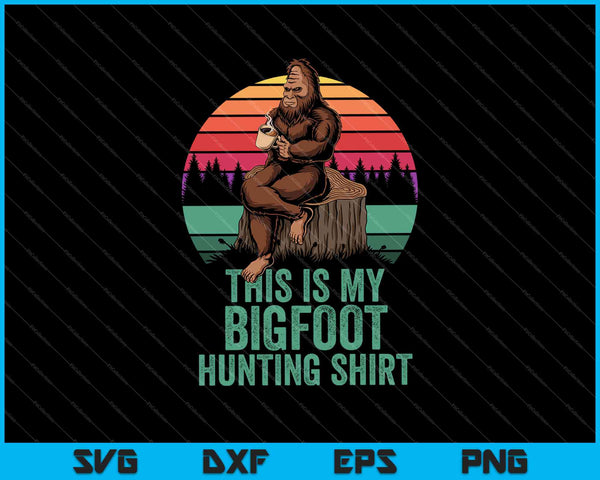 Bigfoot jacht Dit is mijn jacht Bigfoot SVG PNG snijden afdrukbare bestanden