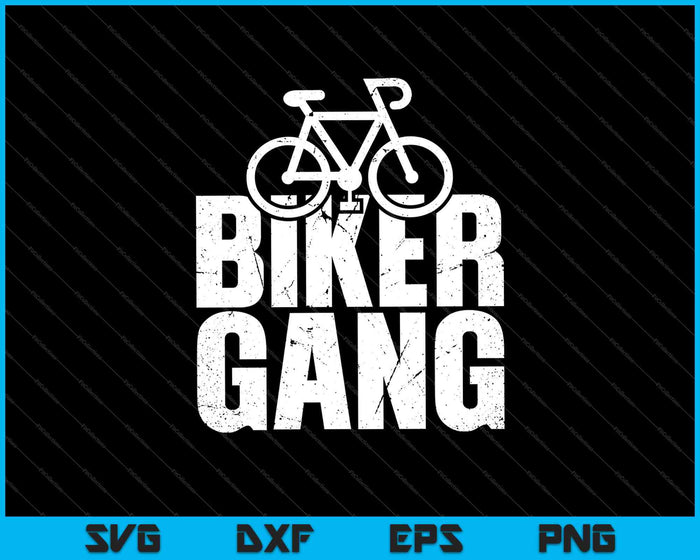 Biker Gang divertido giro diciendo gimnasio entrenamiento clase de spinning SVG PNG cortando archivos imprimibles
