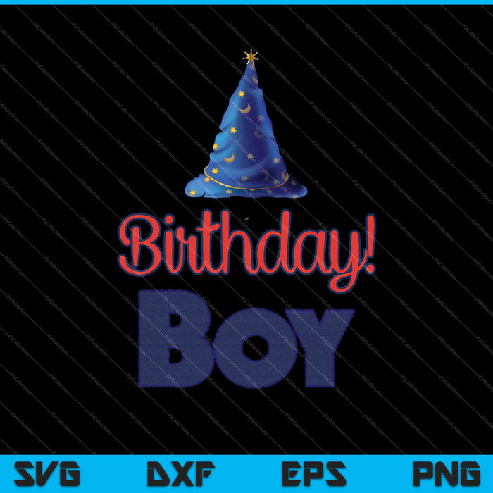 Birthday boy SVG PNG Cutting Printable Files