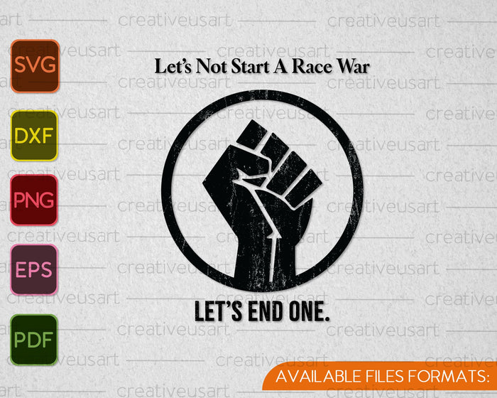 Black Lives Matter SVG PNG AI EPS Cortar archivos imprimibles 