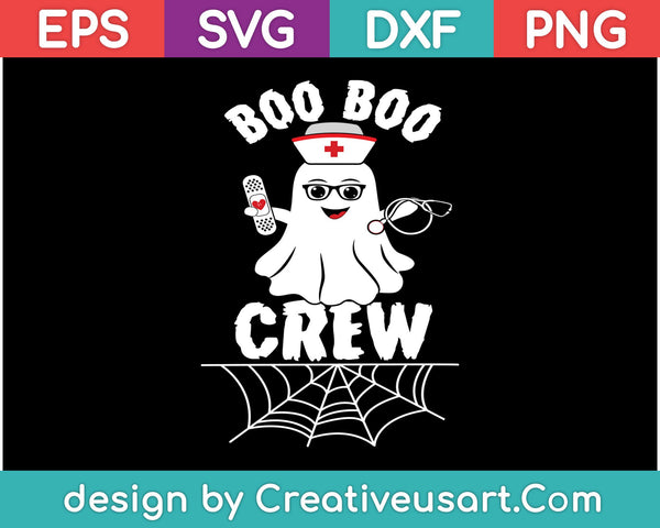 Boo Boo Crew SVG PNG cortando archivos imprimibles