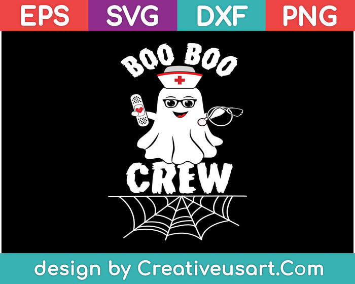 Boo Boo Crew SVG PNG Digital Cutting Files