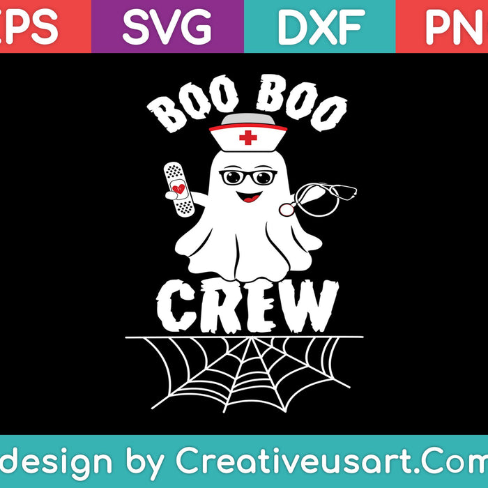 Boo Boo Crew SVG PNG Digital Cutting Files