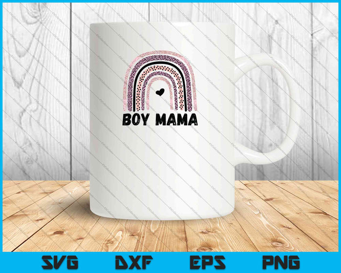 Boy Mama SVG PNG Cutting Printable Files