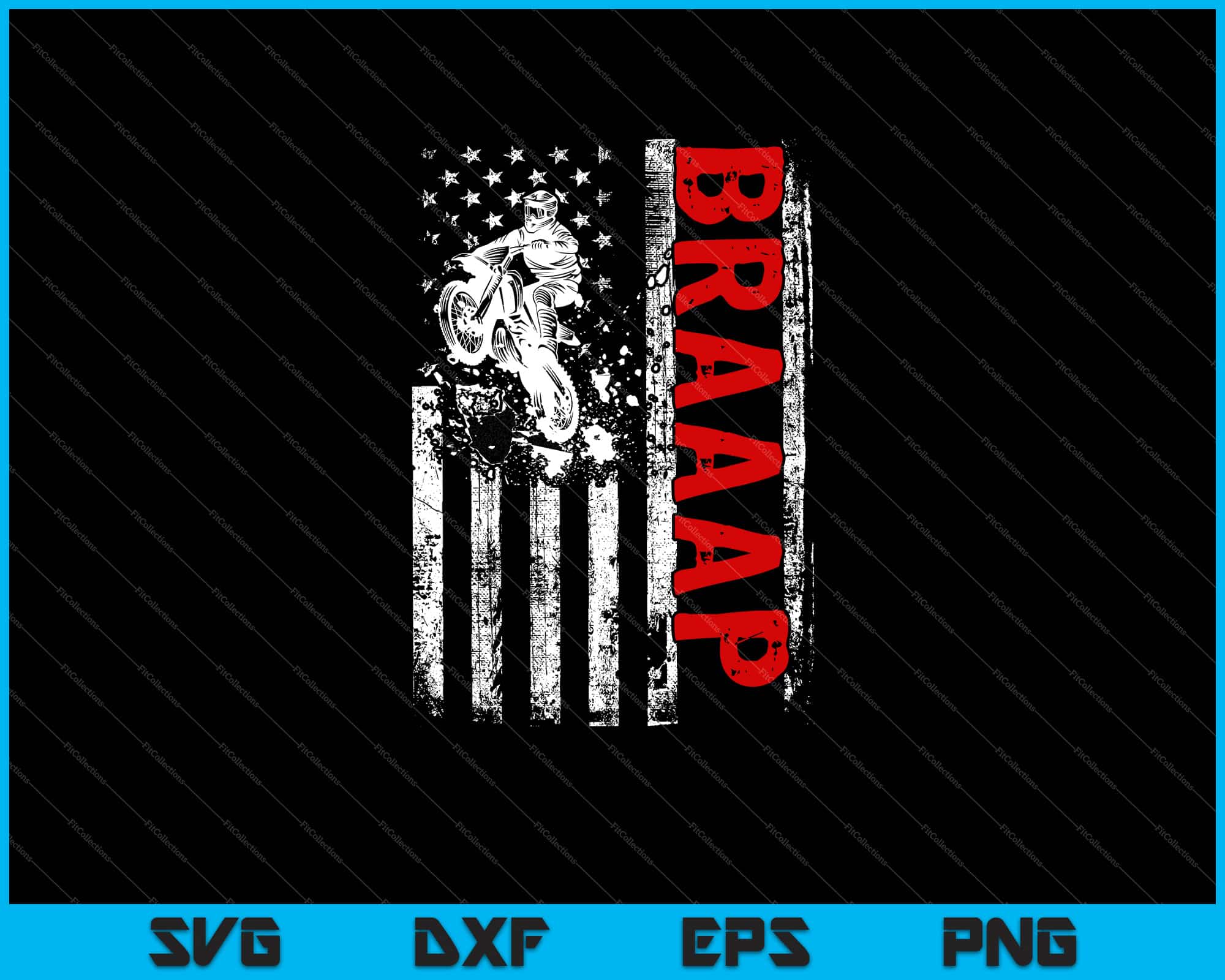Braaap Vintage USA American Svg Cutting Files – creativeusarts