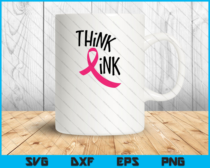 Borstkanker hoop geloof Pink Ribbon Survivor SVG PNG snijden afdrukbare bestanden