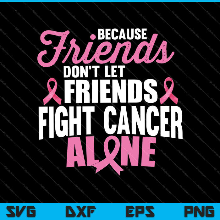 Camisa de sobreviviente de cáncer de mama apoyo amigos de cinta rosa SVG PNG cortando archivos imprimibles