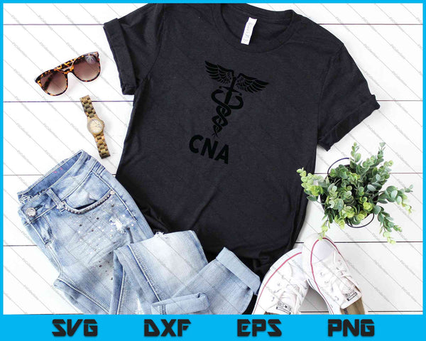 CNA Medical SVG PNG Cutting Printable Files - on a t-shirt