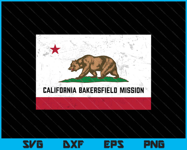 California Bakersfield Mission SVG PNG Cutting Printable Files