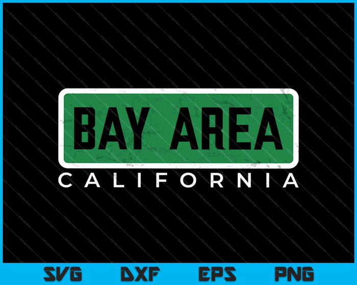 California Bay Area SVG PNG snijden afdrukbare bestanden