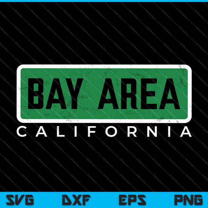 California Bay Area SVG PNG snijden afdrukbare bestanden