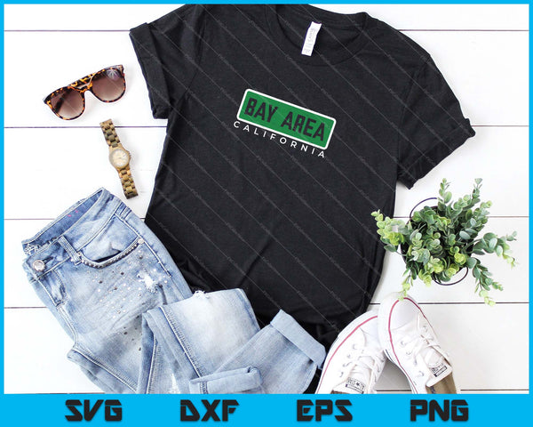 Área de la Bahía de California SVG PNG Cortar archivos imprimibles - on a t-shirt