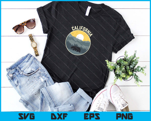 Oso de California SVG PNG cortando archivos imprimibles - on a t-shirt
