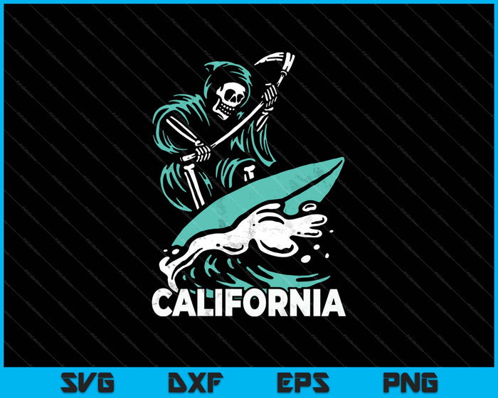 California Reaper SVG PNG cortando archivos imprimibles