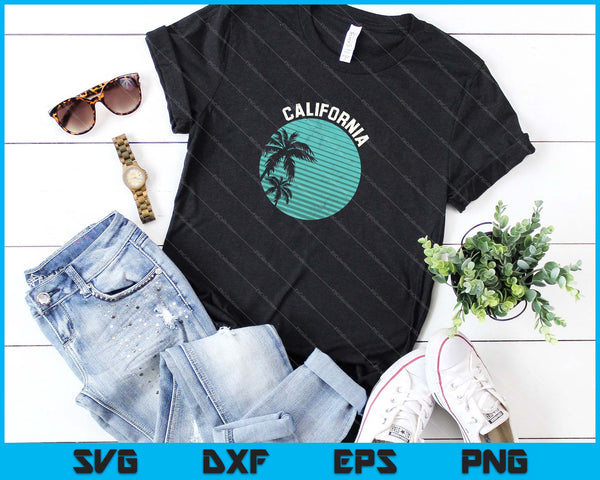 República de California Palma Turquesa SVG PNG Cortando Archivos Imprimibles - on a t-shirt
