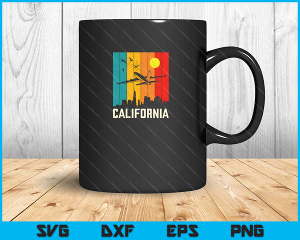 California Skyline SVG PNG Cutting Printable Files