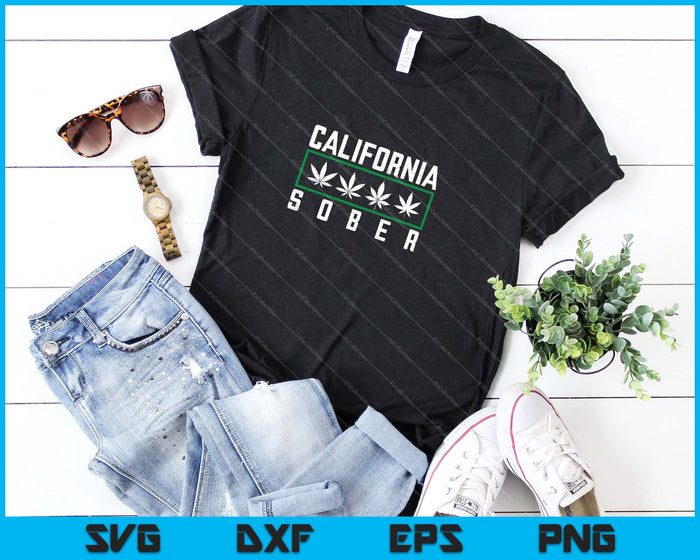 California Sober SVG PNG Cutting Printable Files