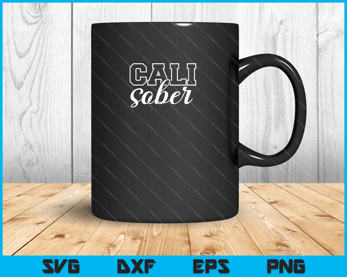 California Sober SVG PNG Cortar archivos imprimibles