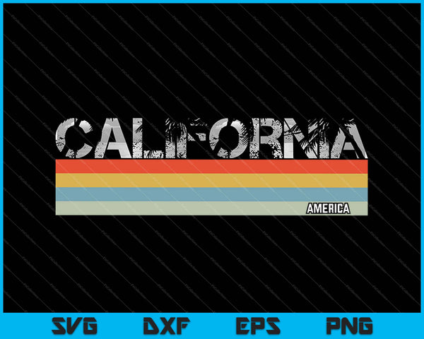 Camiseta de California SVG PNG cortando archivos imprimibles
