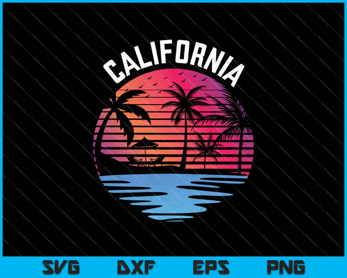 California SVG PNG Cutting Printable Files