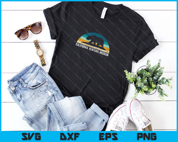 Californië Ventura missie SVG PNG snijden afdrukbare bestanden - on a t-shirt