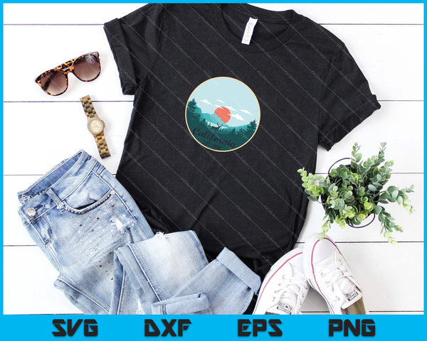 California Wild Life SVG PNG cortando archivos imprimibles - on a t-shirt