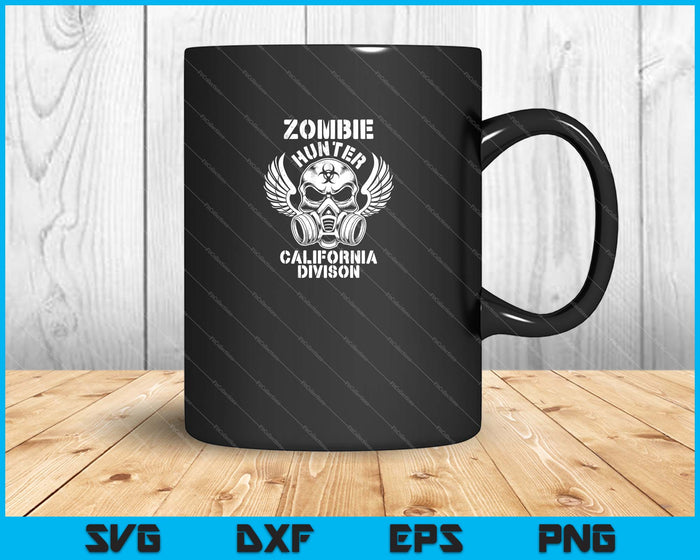 California Zombie Hunter SVG PNG Cutting Printable Files