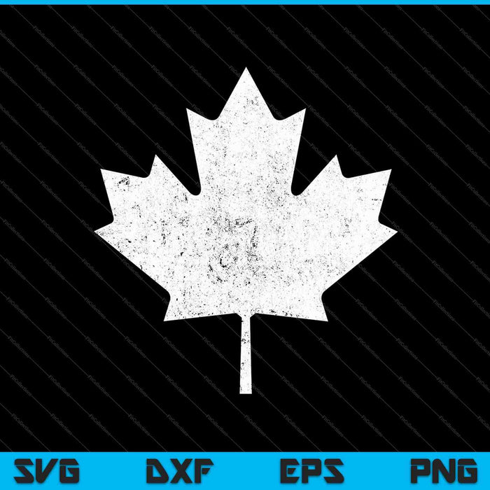 Canada Maple Leaf Vintage SVG PNG Cutting Printable Files