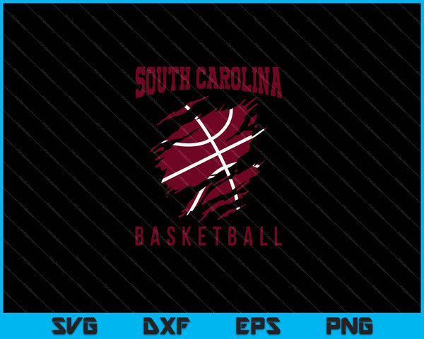 South Carolina basketball SVG cut file