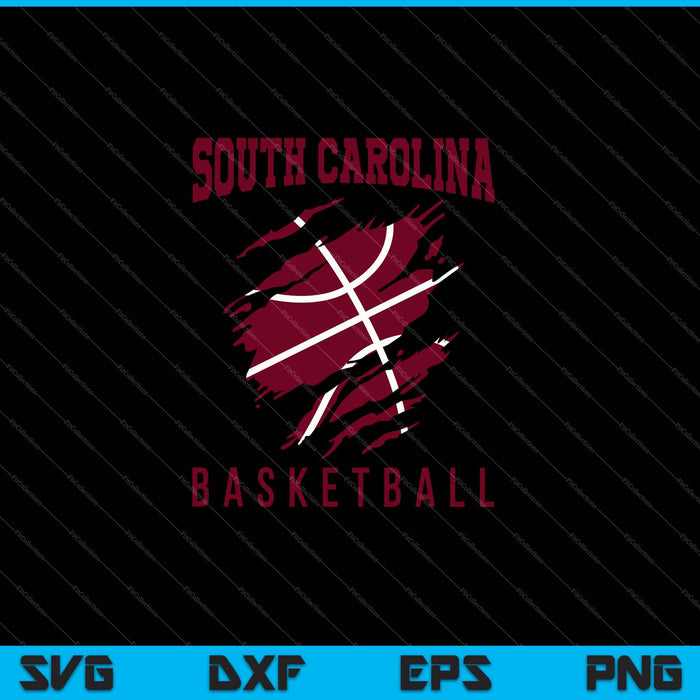 South Carolina basketball SVG cut file
