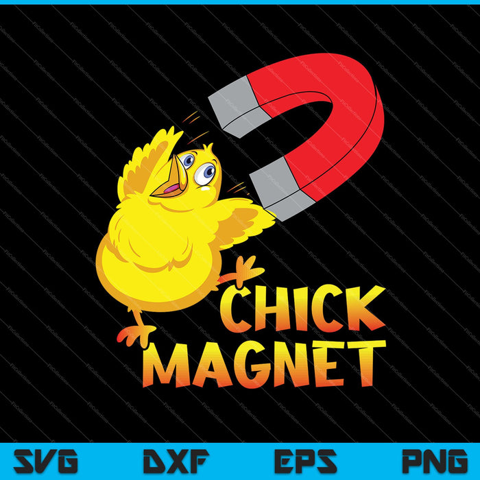 Chick Magnet SVG PNG Cutting Printable Files