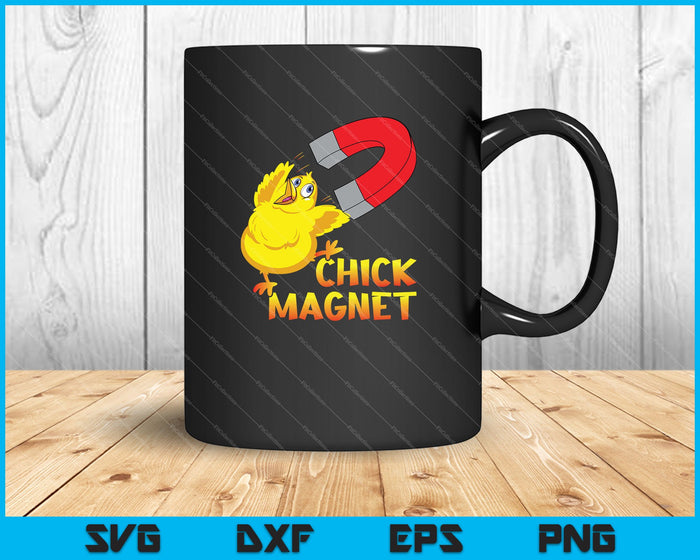 Chick Magnet SVG PNG Cutting Printable Files