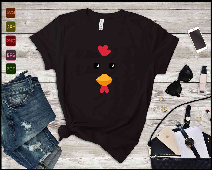 Chicken Halloween Costume Shirt Design SVG PNG Cutting Printable Files