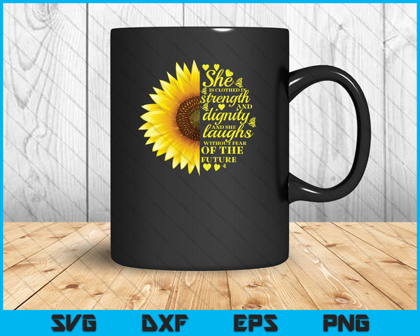 Christian Bible Verse Sunflower Scripture SVG PNG Cutting Printable Files